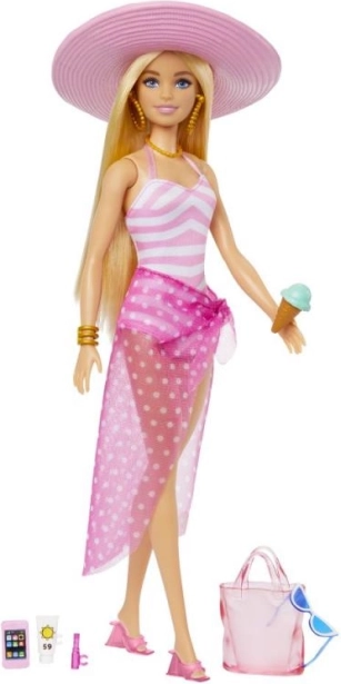 Barbie na plaži s poletnimi dodatki