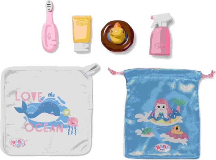 BABY born towel and bath accessories
