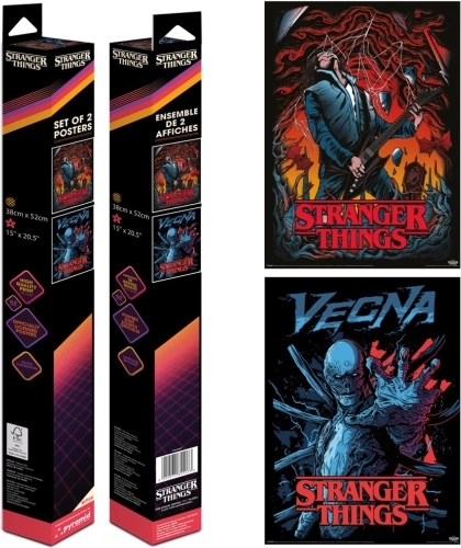 Mini komplet plakatov Stranger Things