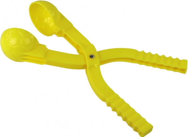 rumen izdelovalec snežnih krogel z vzorcem žoge