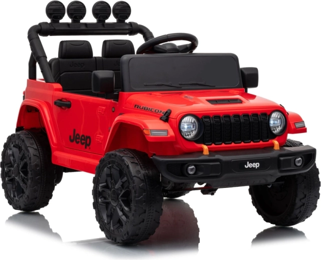 Otroški električni avtomobil Jeep Rubicon 24 V – Rdeča
