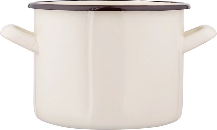 Silesia emajliran lonec 2,2 l, 16 cm, krem