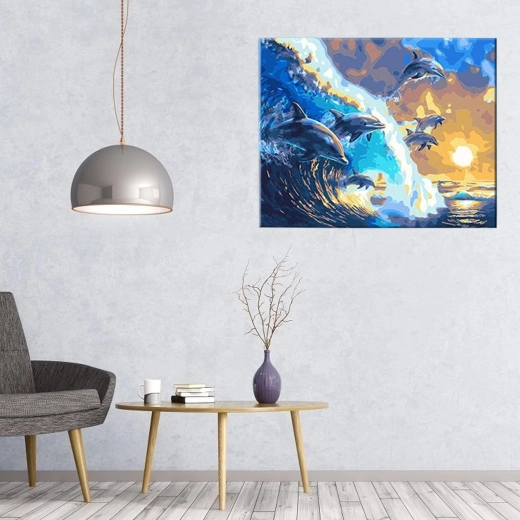 Končano delo pripravljeno za obešanje