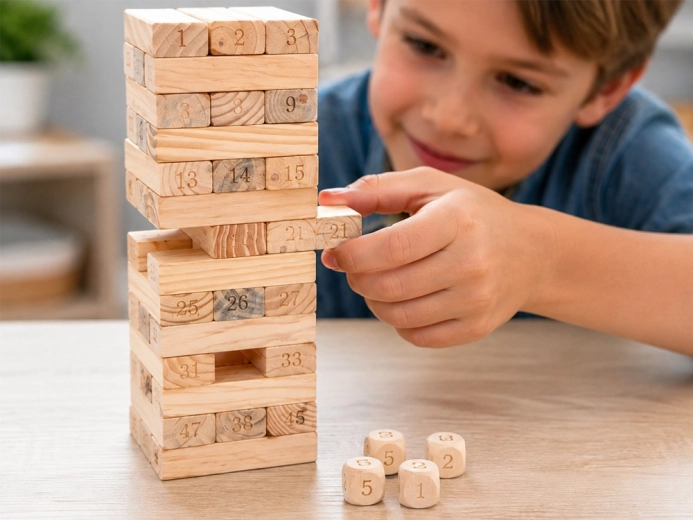 Natural wood and a skill challenge for the whole family