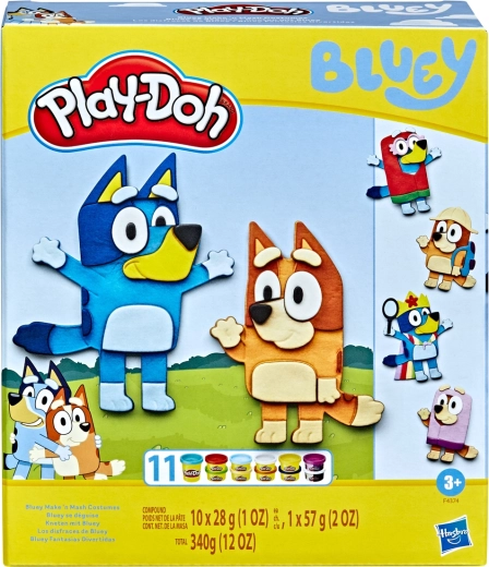 Hasbro Play-Doh ustvarjalni set Bluey – kostumi