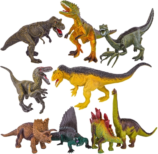 9 realističnih figuric dinozavrov za ustvarjalno igro