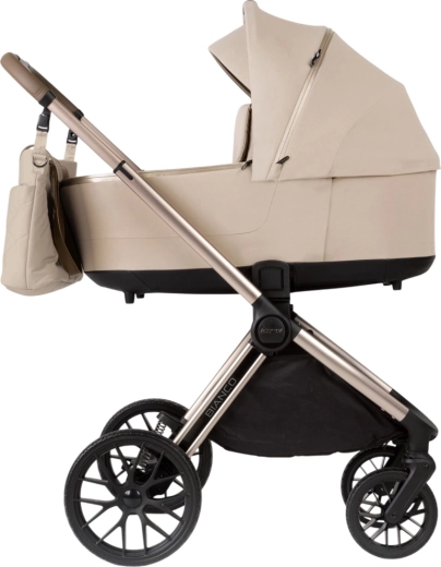 Adamex Bianco kombinirani otroški voziček 2v1 champagne beige