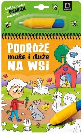 Pobarvanka z vodnim flomastrom na kmetiji