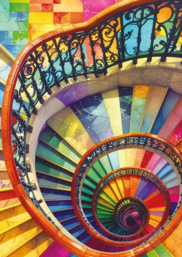 Sestavljanka Lestvica ljubezni 500 kosov