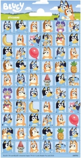 Bluey mini nalepke – 60 kos