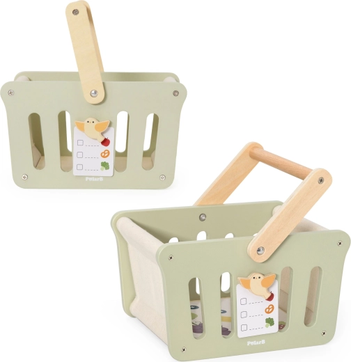 Lightweight basket with list clip