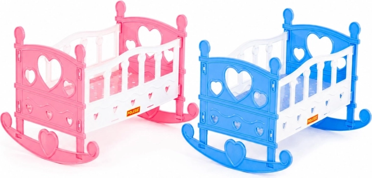 Zibelka za punčke s srčki – 1 kos