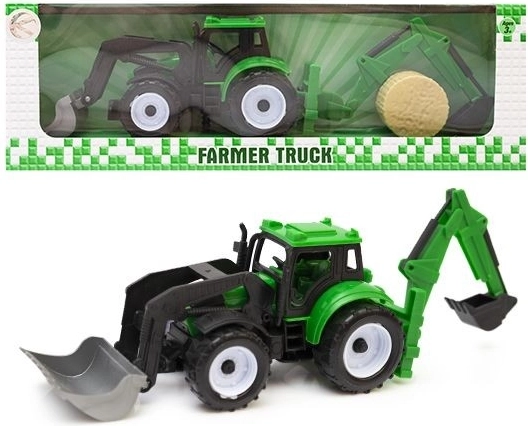 Traktor bager s prikolico - 1 kos