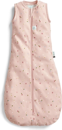 ErgoPouch organic cotton jersey sleeping bag daisies 0.2 tog (8–24 months)