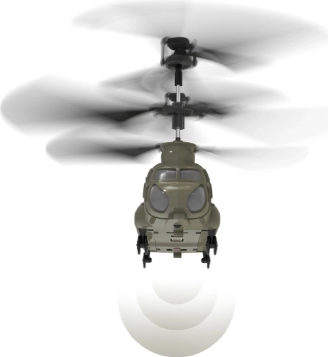 Stabilen let s 6-osnim giroskopom