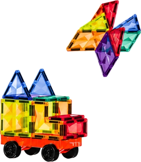 STEM learning through play with transparent colorful panels