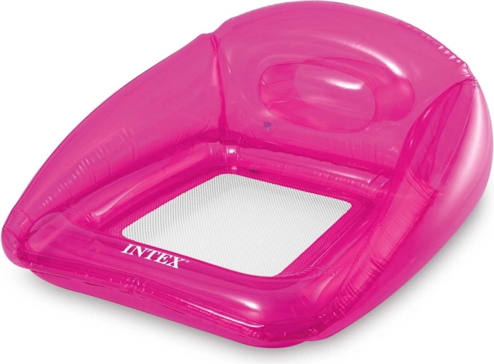 Napenljiv plavajoči stol rožnat Intex