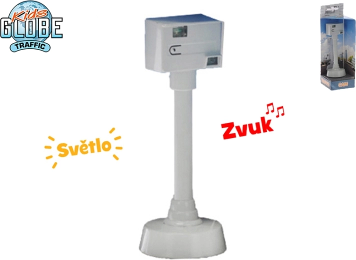 Kids Globe Traffic otroški merilnik hitrosti 12 cm s svetlobo in zvokom