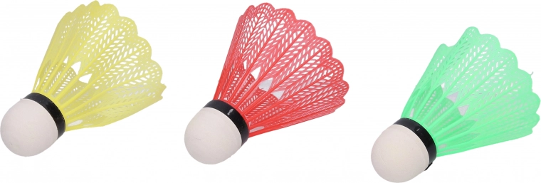 Barviti badminton koški, komplet 3 kosi