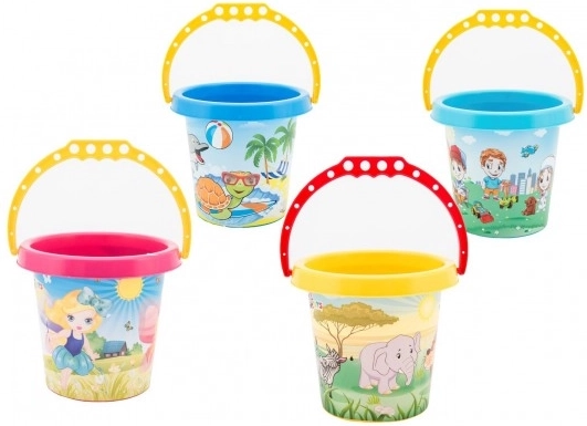 Technok otroško vedro z živalicami 14 cm