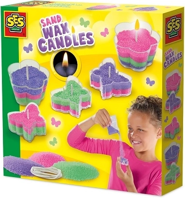 SES komplet za izdelavo sveč iz voščenega peska
