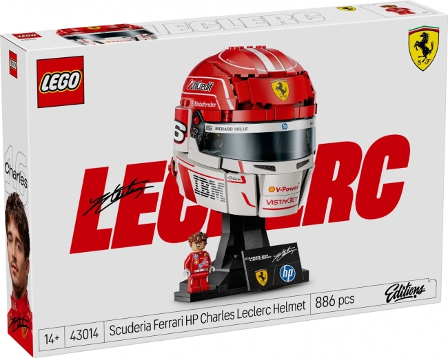 LEGO Editions čelada Charles Leclerc Scuderia Ferrari HP