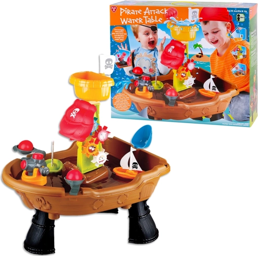 PlayGo vodna miza Piratski napad – komplet 22 delov
