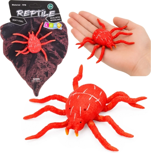 Realistična gumijasta figurica rdečega pajka 12 cm