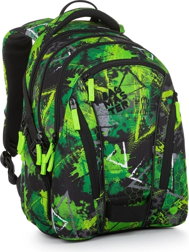 Bagmaster student backpack BAG 23 A green-black