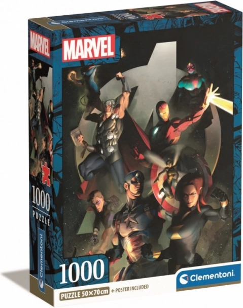 Sestavljanka 1000 kosov Compact Marvel The Avengers