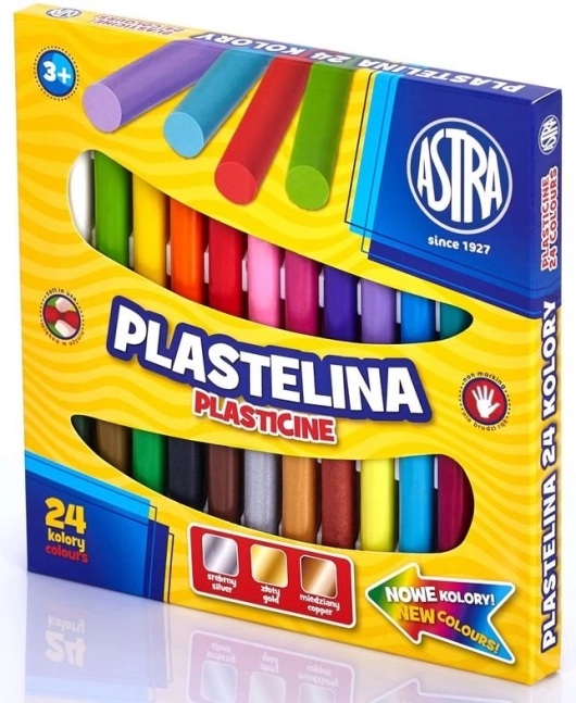 Astra plastelin 24 barv