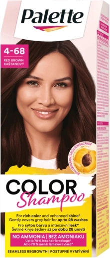 Palette Color Shampoo 4-68 kostanjev 50 ml