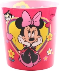 Rožnat koš za smeti Minnie Mouse za otroke