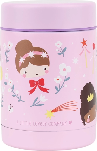 A Little Lovely Company izolirana posoda za hrano iz nerjavnega jekla Princeske 300 ml