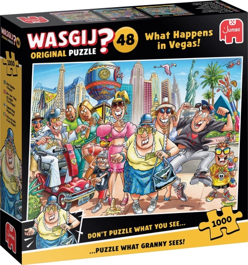 Jumbo Wasgij Original 48: Kaj se zgodi v Vegasu! sestavljanka 1000 kosov