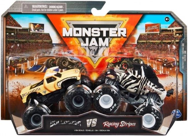 Komplet 2 vozil Monster Jam 1:64 iz litega kovina