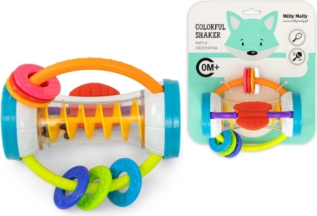 Ropotuljica in grizalo Milly Mally Colorful shaker