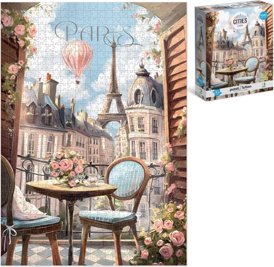 Puzzle Pariz 1000 kosov 48 × 68 cm