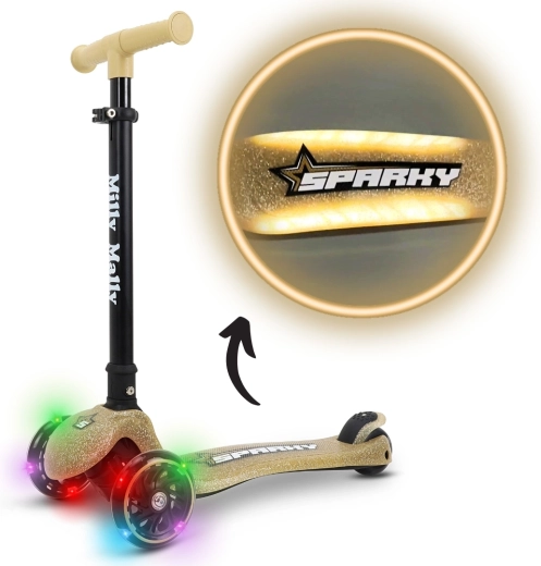 Milly Mally otroški trikolesni skiro Sparky champagn