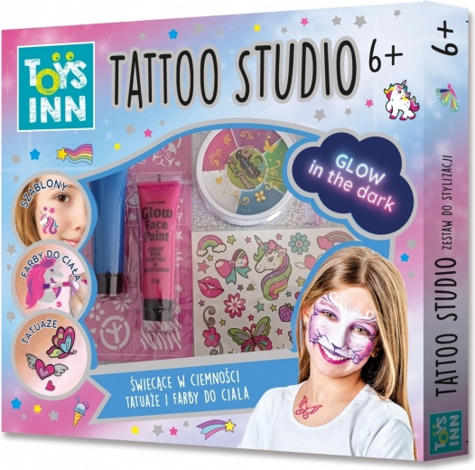 Komplet Tattoo Studio tetoviranje in barve za obraz
