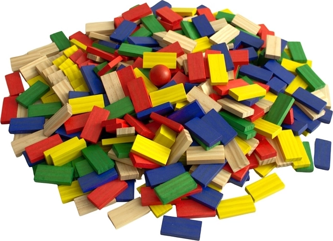 800 barvnih kosov za neskončne gradnje