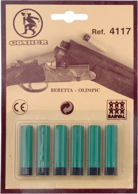 Naboji za dvocevno šibrovko – 6 kosov