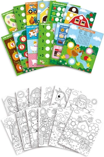 Učne aktivnosti in pobarvanke v enem