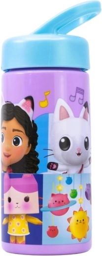 Plastična steklenička Gabby’s Dollhouse z izvlečnim nastavkom za pitje 410 ml