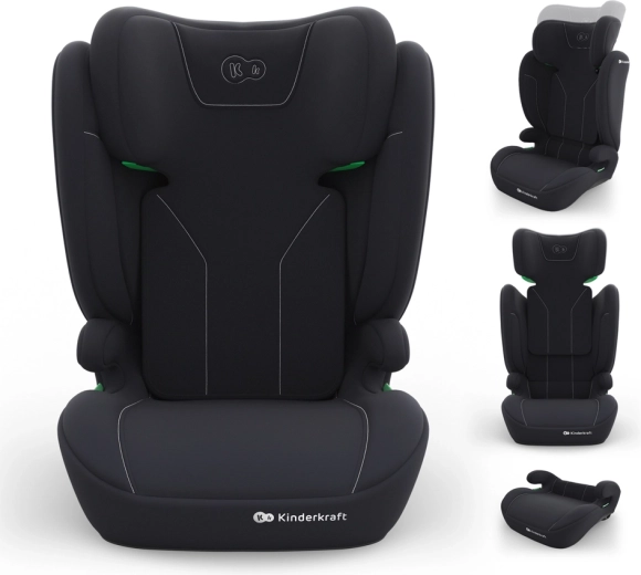 Kinderkraft avtosedež i-spark 2 plus i-size 100–150 cm črn