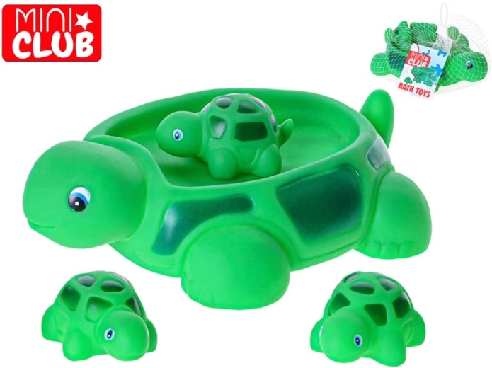 Kopalna igrača želvja družinica za v kad s spletko