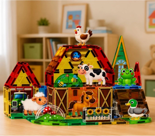 Building a farm, barn and pen