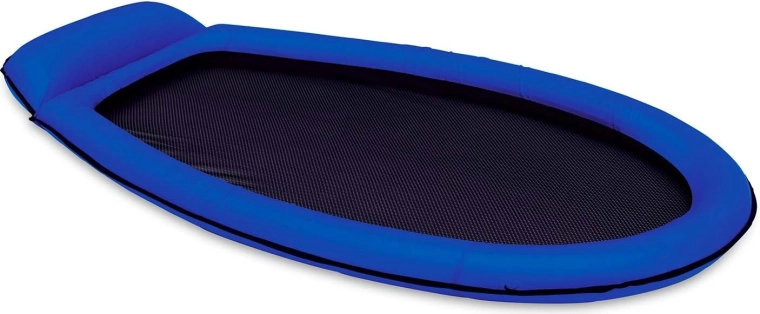 Plažna blazina s mrežastim dnom 178 × 94 cm modra Intex