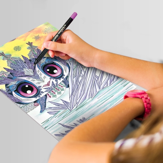 Podrobne ilustracije, ki jih je zabavno barvati