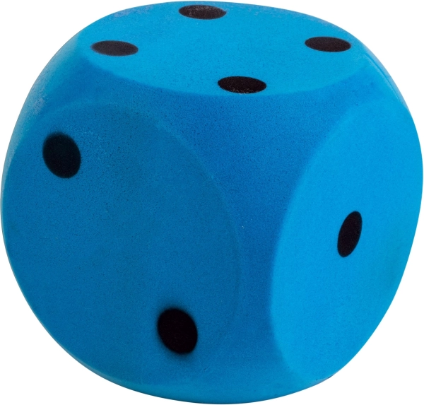 Androni mehka penasta kocka 10 cm – modra